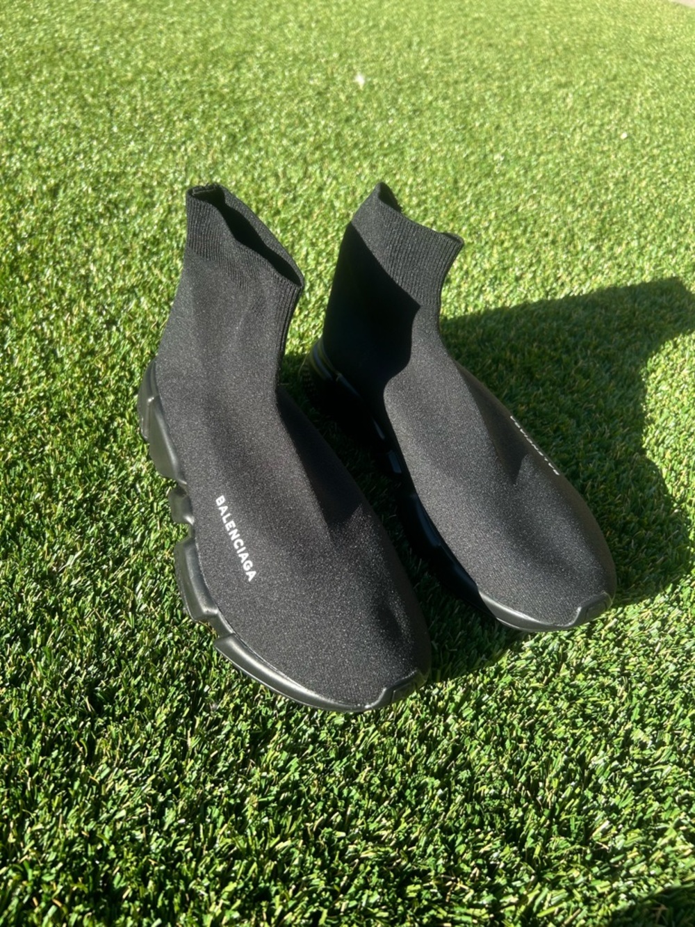 Balenciaga Black Speed Trainer Sock Sneakers